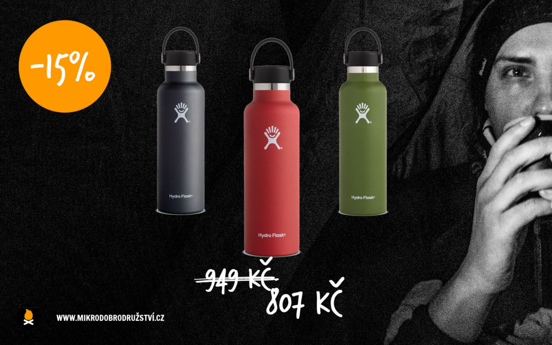 SPECIÁLNÍ NABÍDKA: NEREZOVÁ IZOLAČNÍ LÁHEV HYDRO FLASK 621 ML