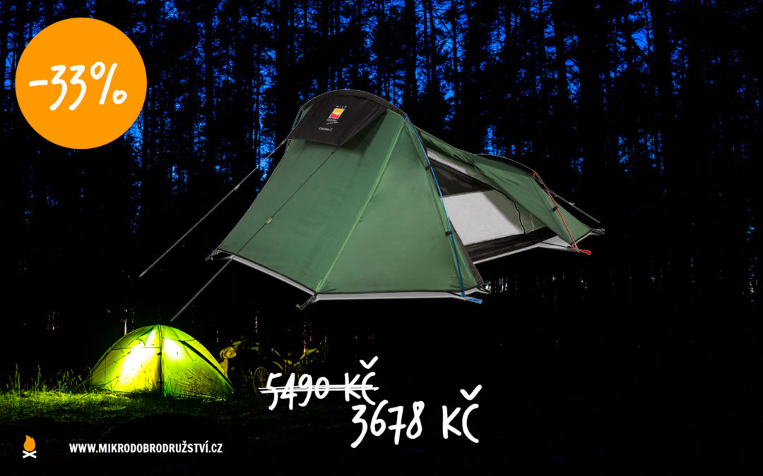 SPECIÁLNÍ NABÍDKA: LEHKÝ STAN PRO 2 OSOBY A 2 VCHODY